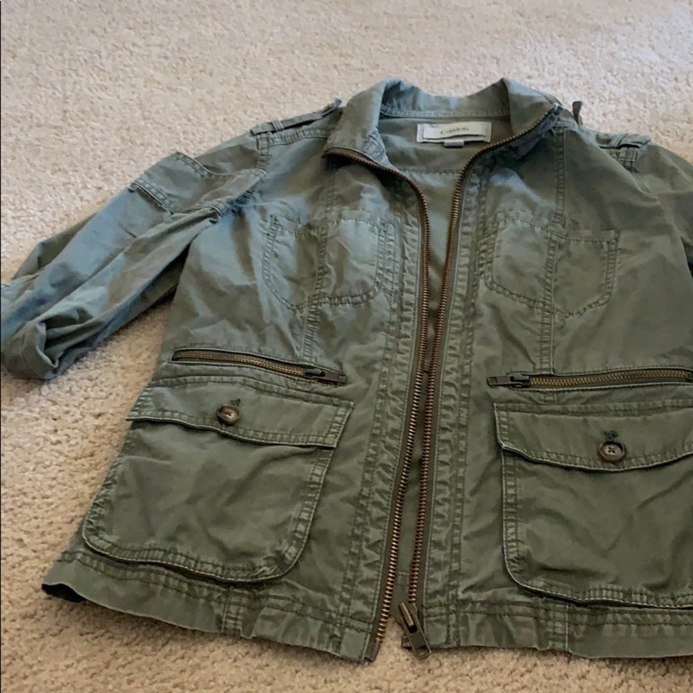 Caslon Olive Green Utility Jacket